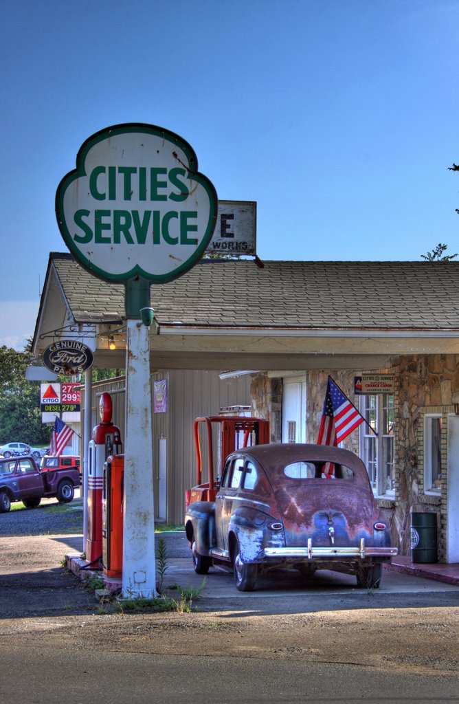 Cities Service Gas Station
