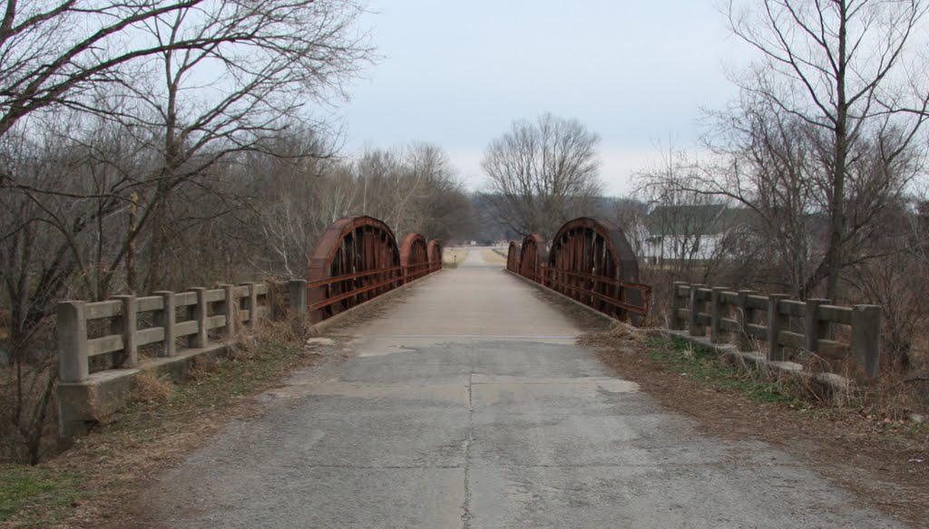 Old US 71 Bridge - 1930 - Over West Fork of  White River