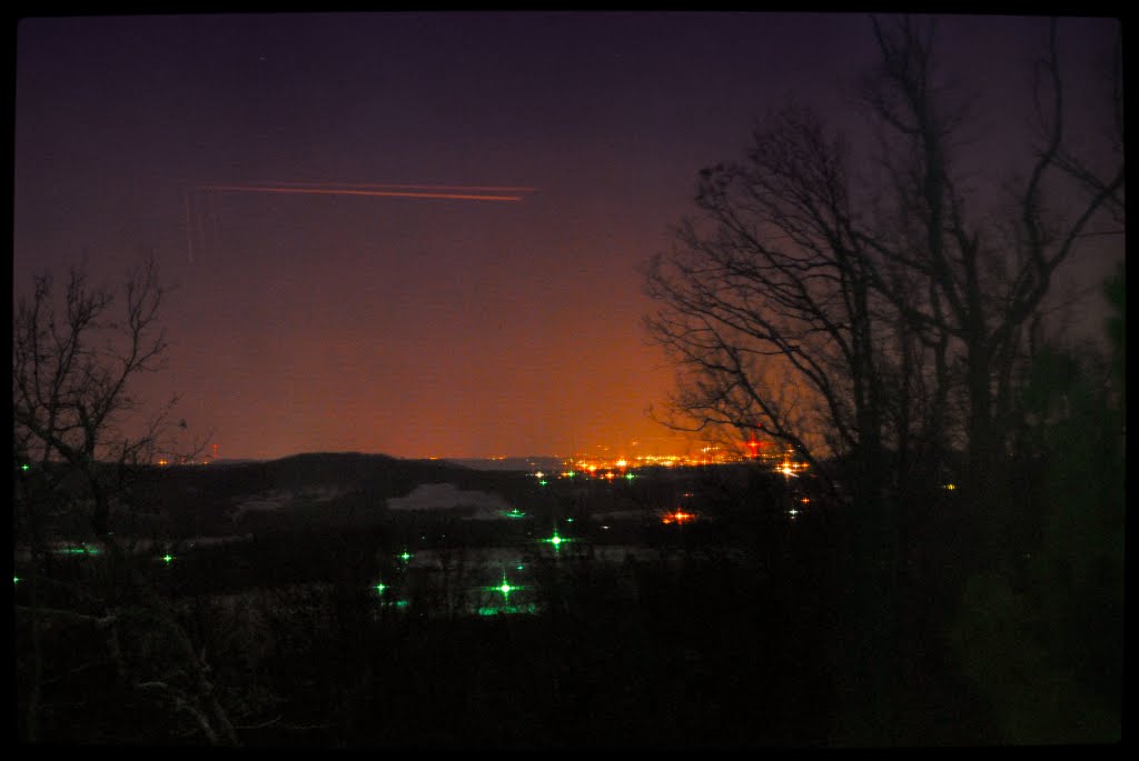 Snowy Farmington Night