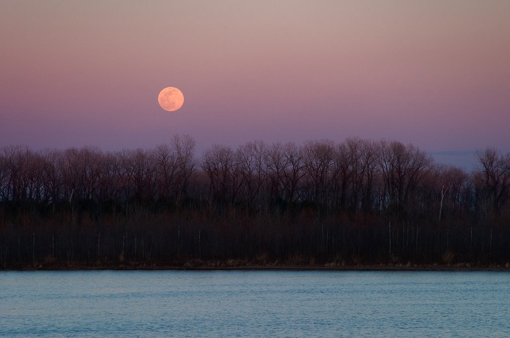 Full Moon Rise at Clear Creek