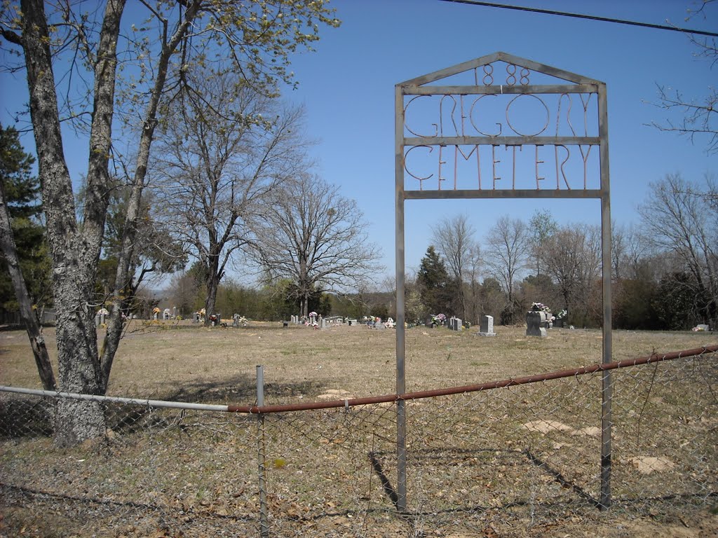 Gregory Cemetery, 1888, North of Alma, Arkansas, USA