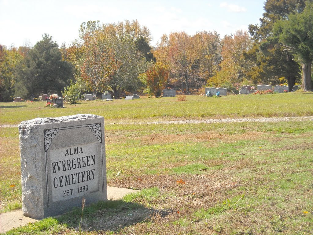 Evergreen Cemetery, Alma, Arkansas, USA