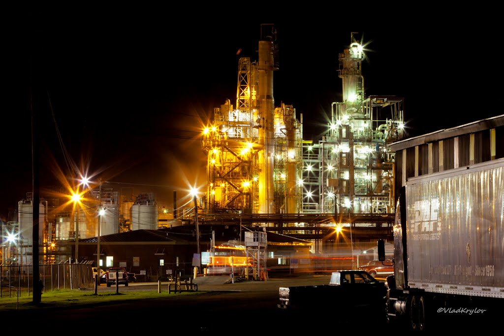 Industrial landscape. Georgia - Pacific Chemicals facility, Crossett, AR.