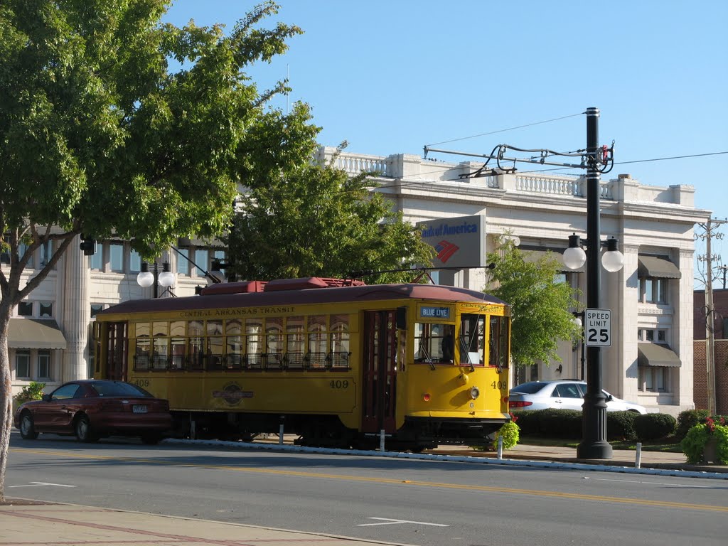 CAT River Rail trolley, North Little Rock, Arkansas