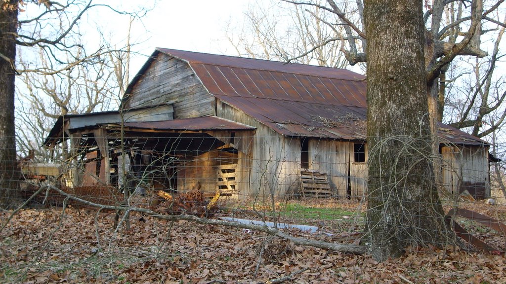 Old Barn At Sunset