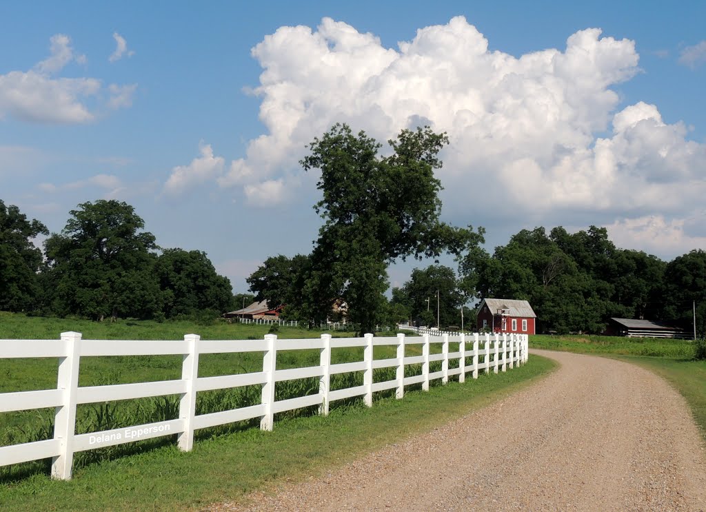 Country Road to the Hulsey Bend School