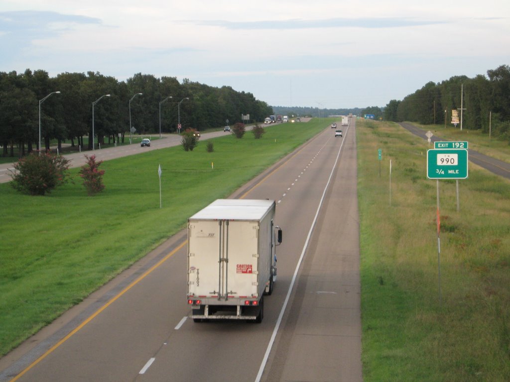 Interstate 30 from Overpass