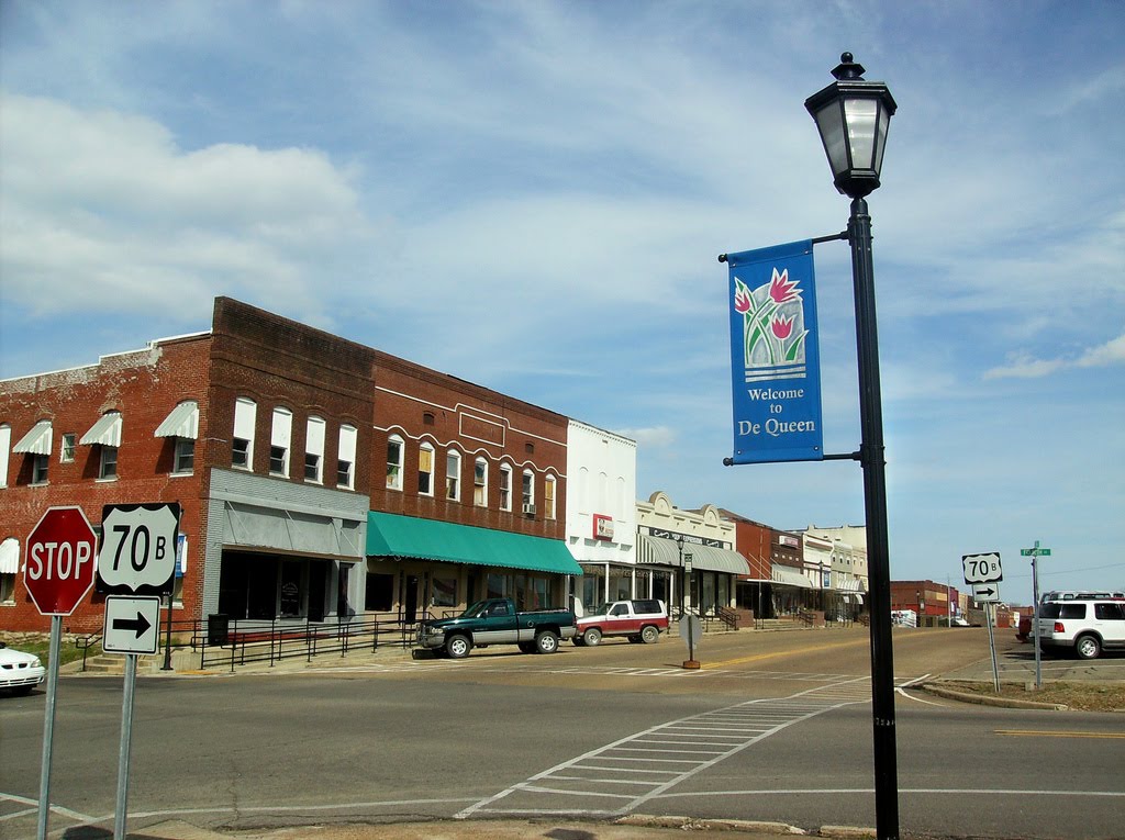 Beautiful Downtown De Queen, Sevier County, Arkansas