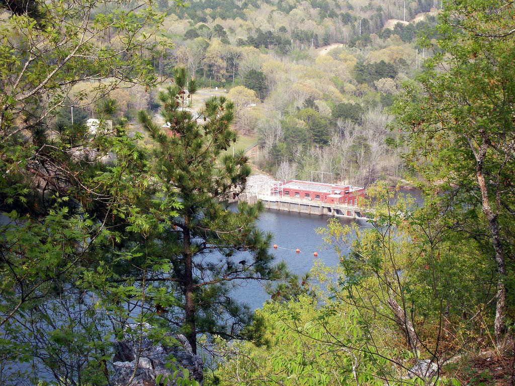 Lake Catherine Dam from Dam Trail Overlook