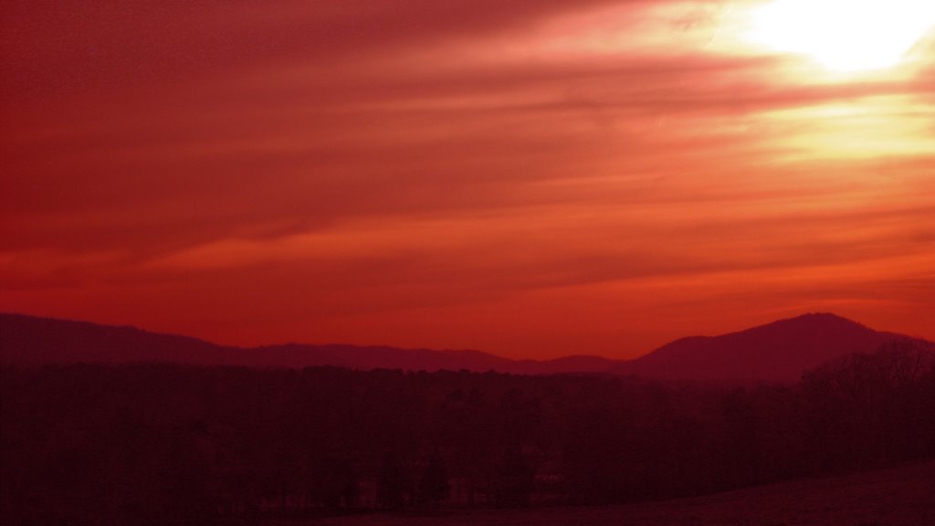 Blazing Sky Over 290