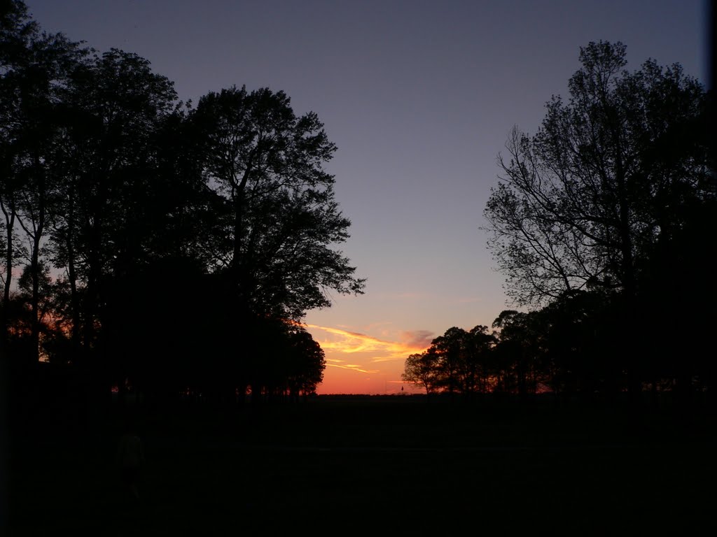 Sunset at Chenault Park, Monroe, LA
