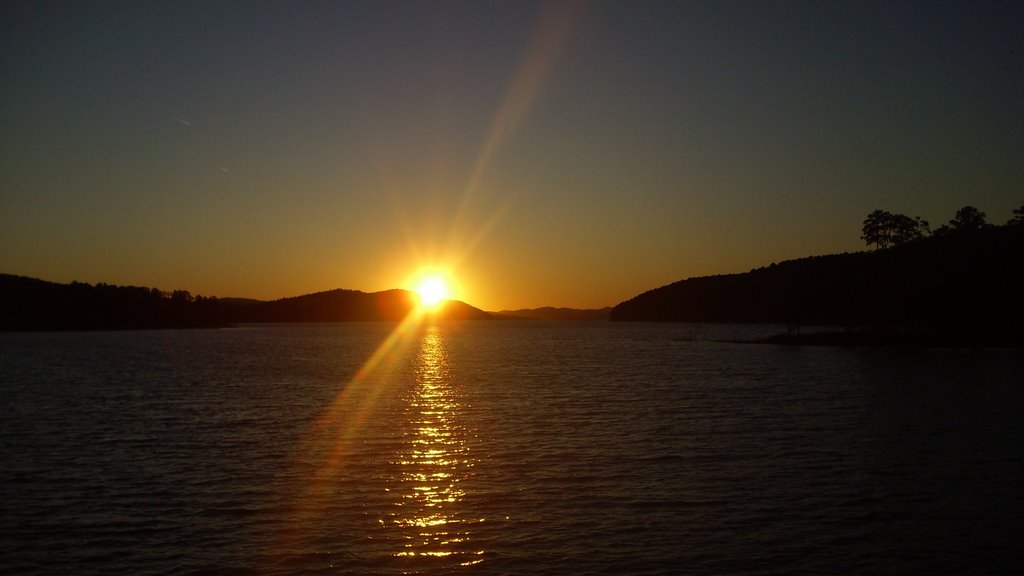 Sunset Over Lake Ouachita