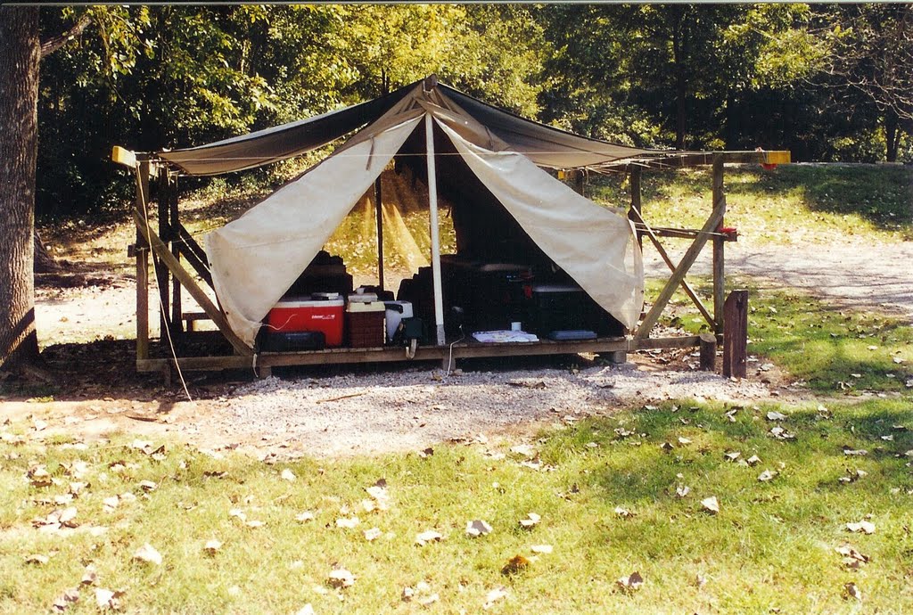 Our Tent we rented at the State Park