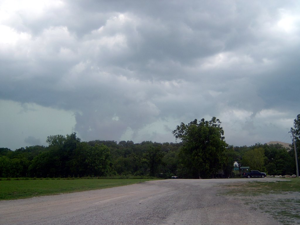 stormy day in Hardy Arkansas