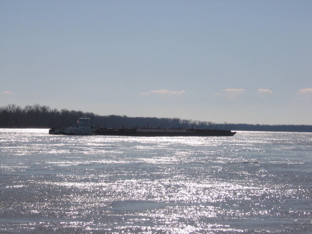 Tugboat At Battle Axe Landing