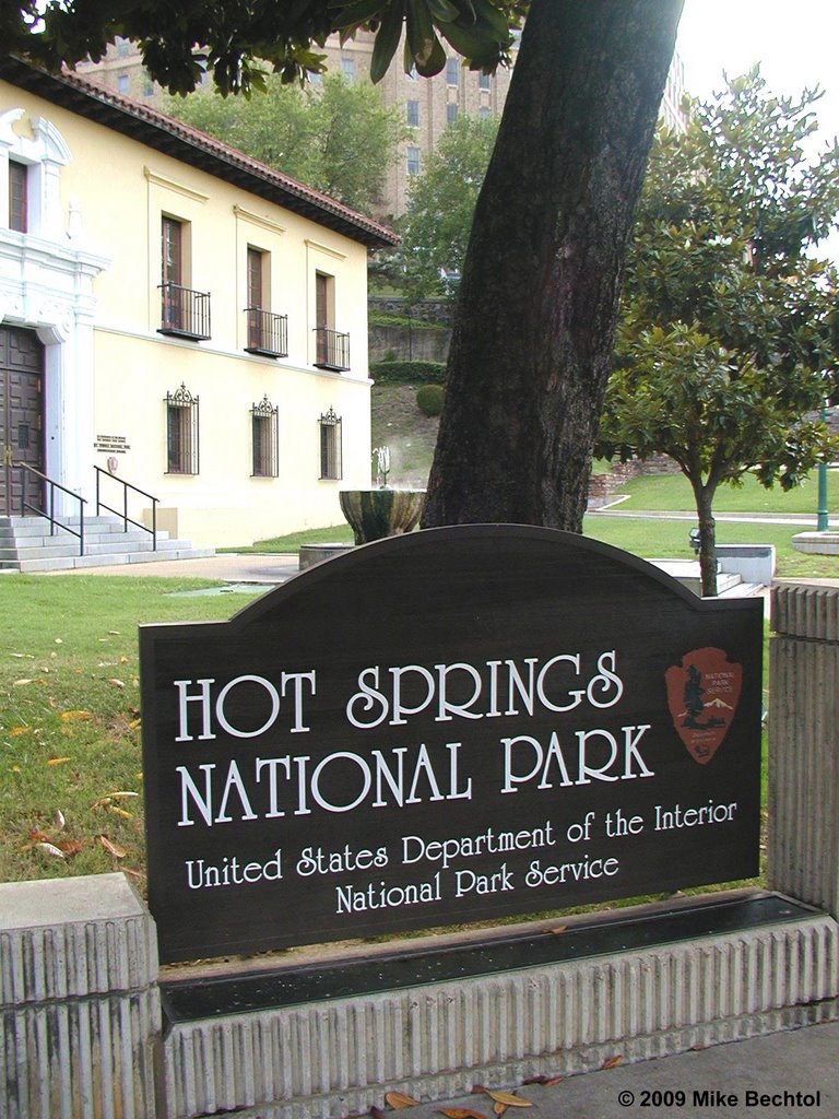 Hot Springs NP Admin Bldg & Spring