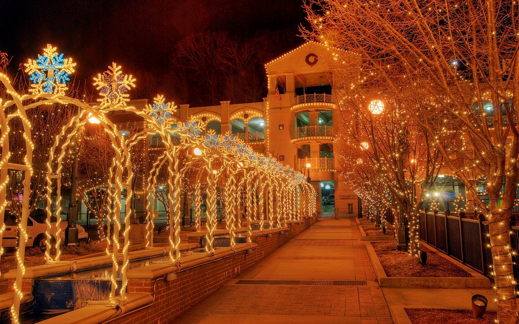 Downtown Christmas Arches