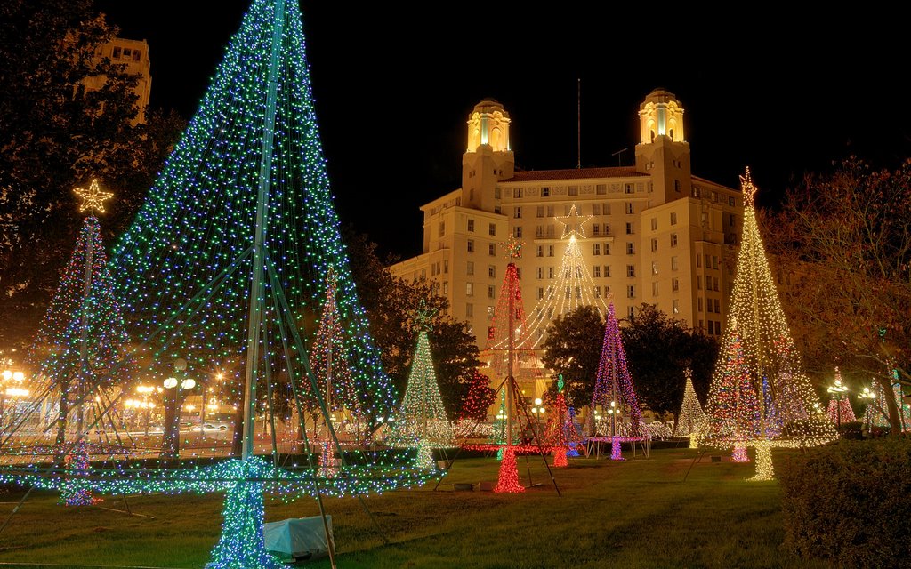 Arlington Hotel and Park at Christmas
