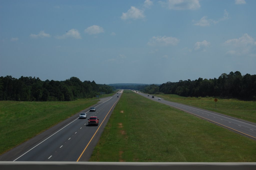 Looking South on I-49 from the Southern Loop