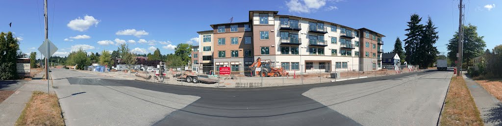 Bothell WA Six Oaks Condos under construction back road