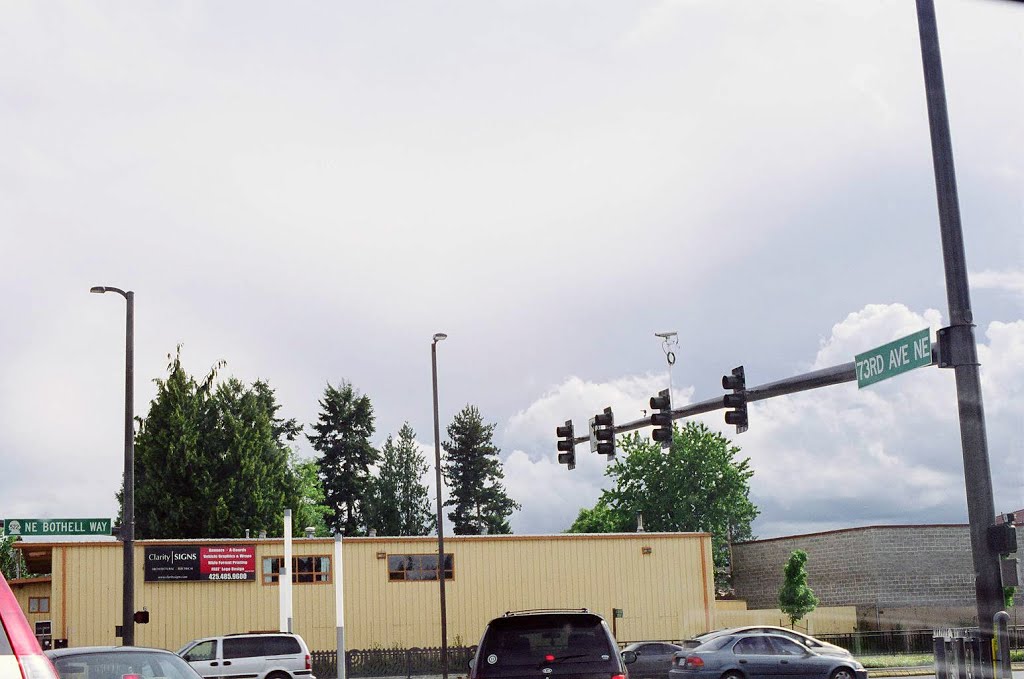 New 73rd & Bothell Way install