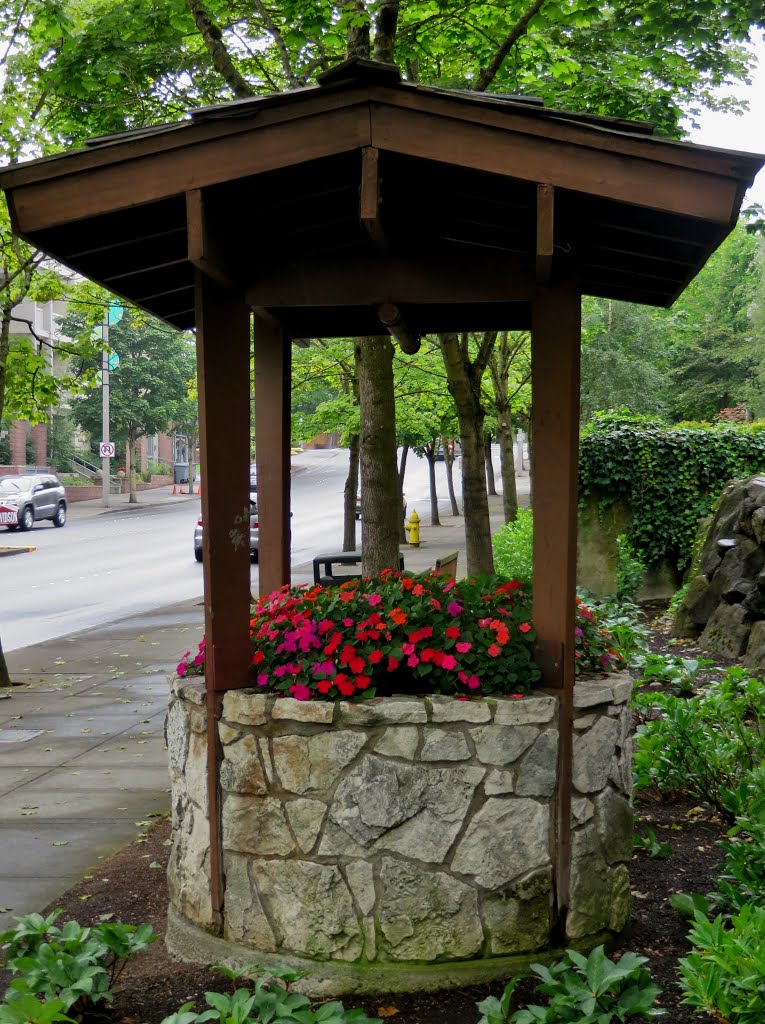 In front of Bellevue Square Park