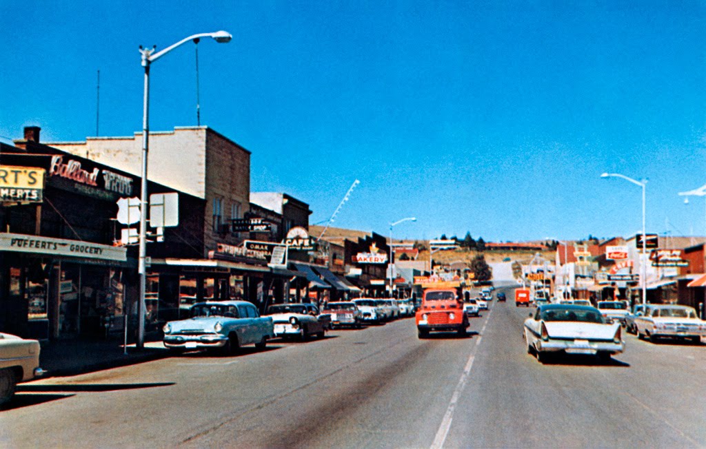 Main Street in Omak, Washington
