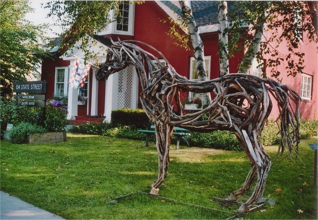 Wooden Horse at Visitors Center (09/2007)