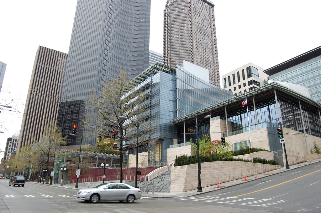 Seattle City Hall, Columbia Center, Municipal Tower (Wide) - KMF