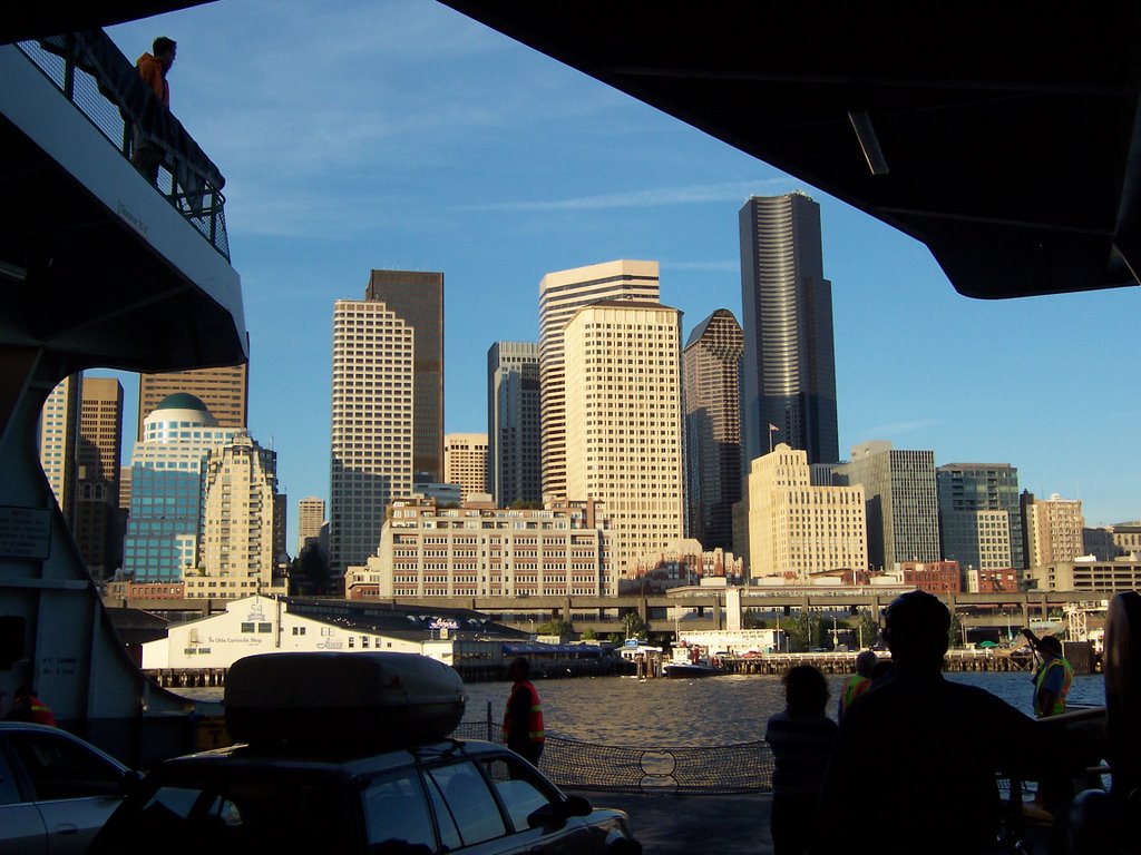 Seattle from a Ferry
