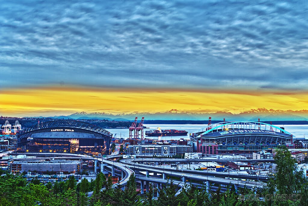 Seattle Safeco Field and CenturyLink Field