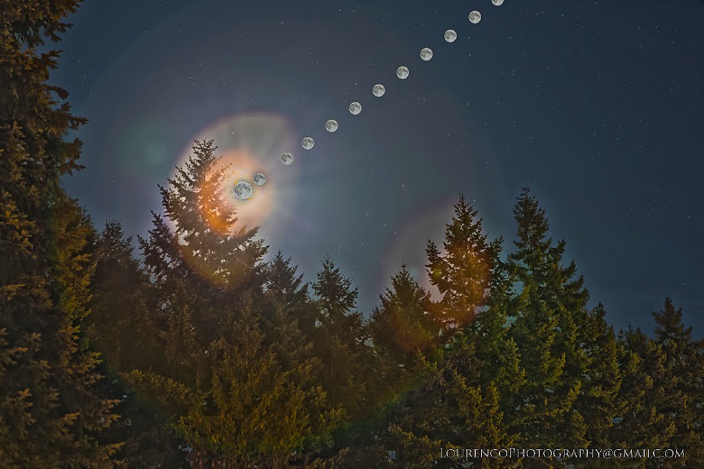 Time Lapse of Full Moon September 29 2012
