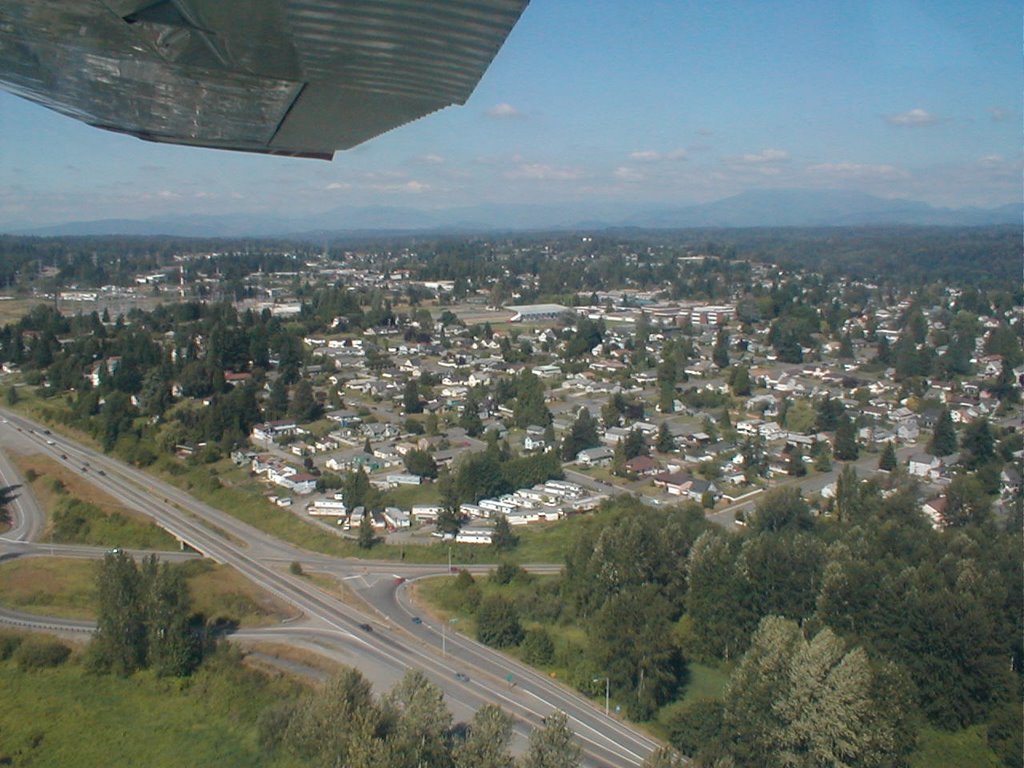 Looking toward the High School