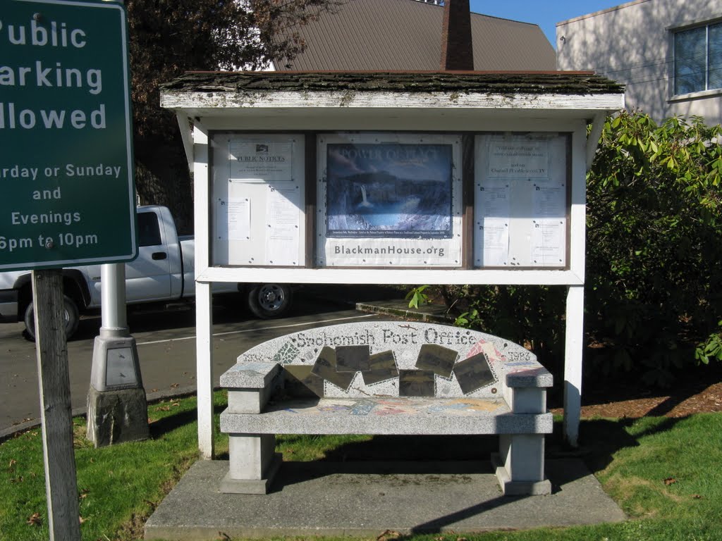 Outside the post office