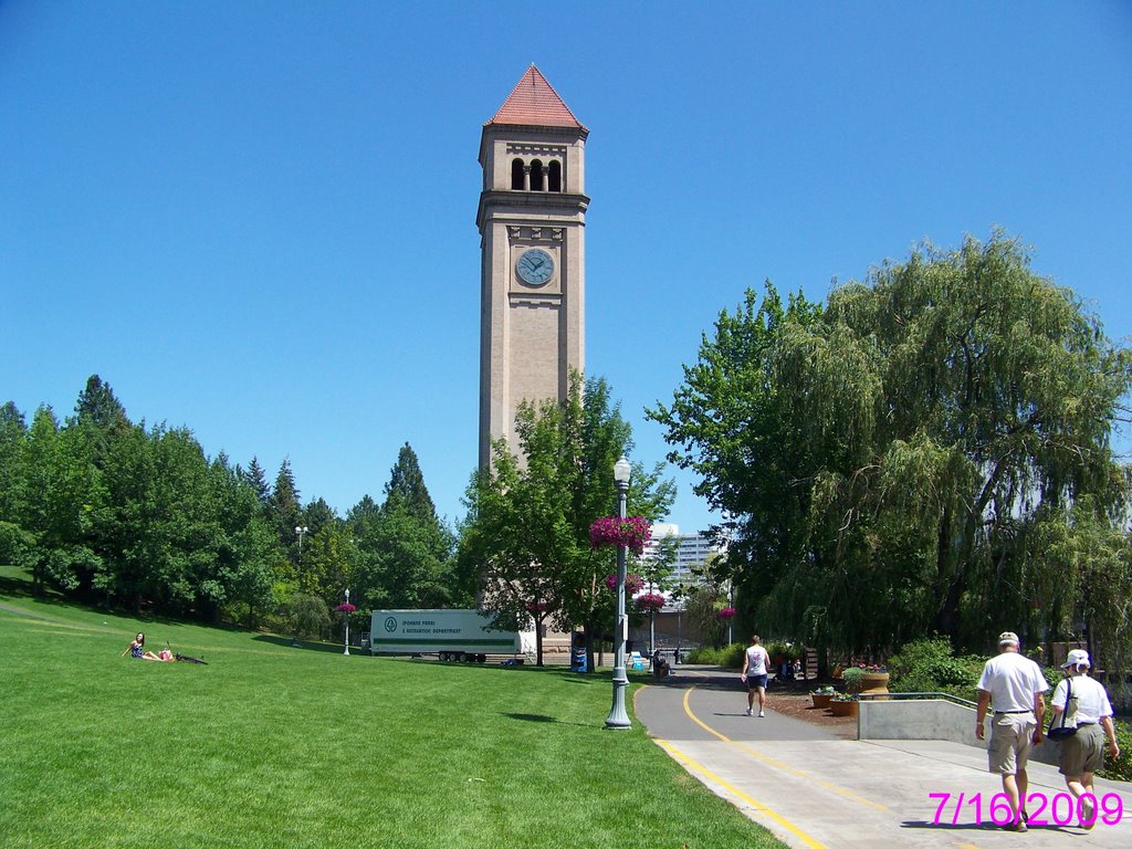 Clock Tower in River Front Park