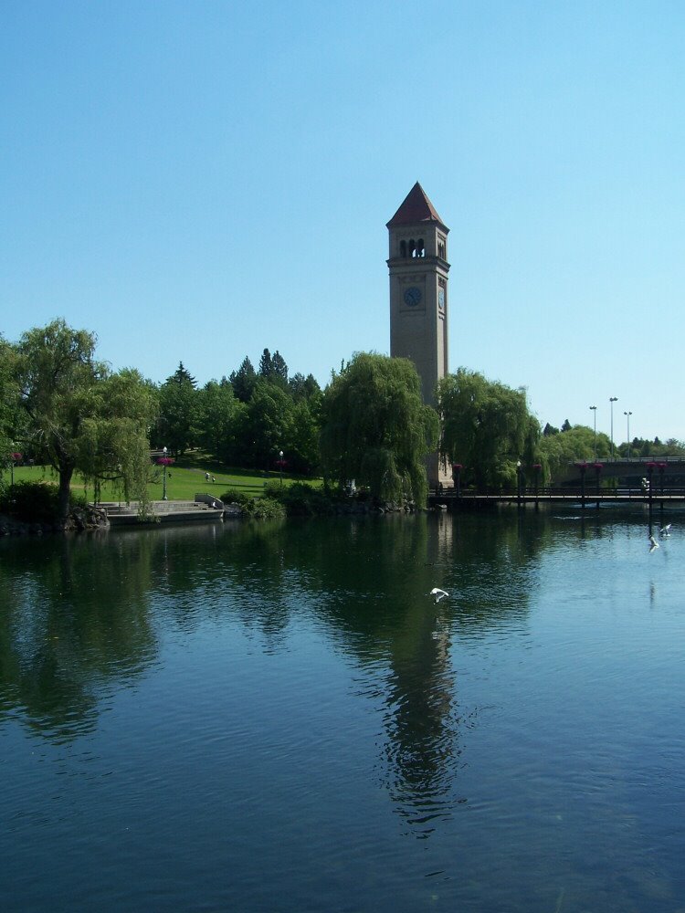 Great Northern Railroad Depot Clock Tower, Riverfront Park