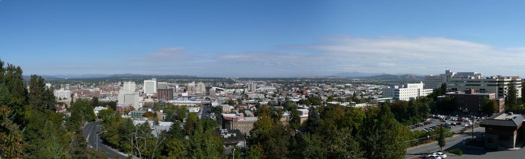 Spokane, Wa looking north from Cliff Dr.