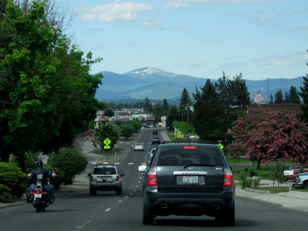 View of Mt. Spokane, North Spokane