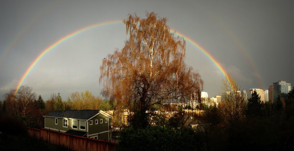 Double Rainbow, Northwest Bellevue WA