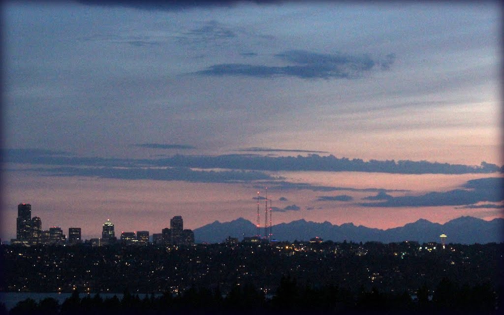 Seattle Sunset from Clyde Hill
