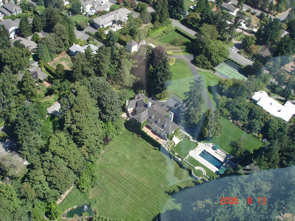 Down the street from The Richest Man in the Worlds house