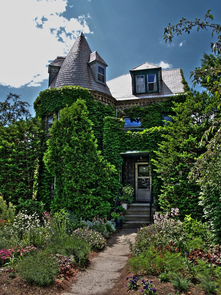Overgrown architecture in Burlington, VT (HDR)