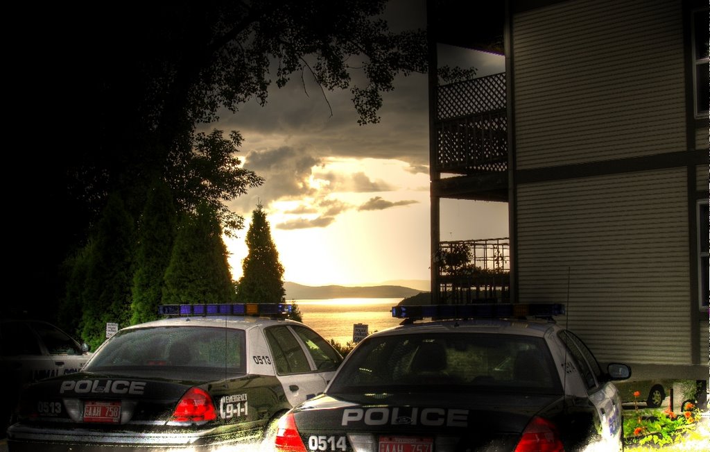 Burlington Harbor sunset