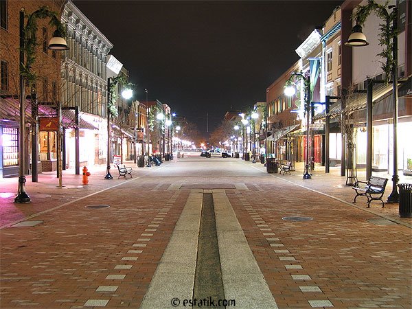 Church Street at night