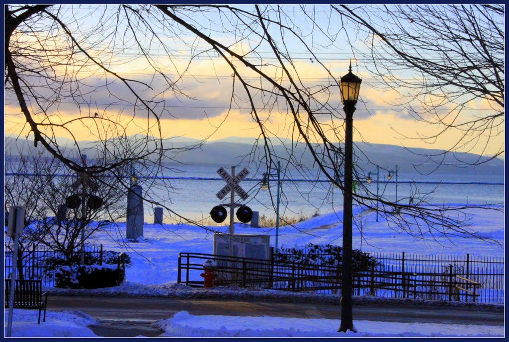 Champlain Lake in Burlington, Vermont