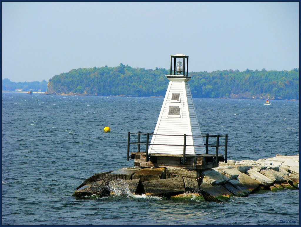 Lighthouse in Champlain Lake