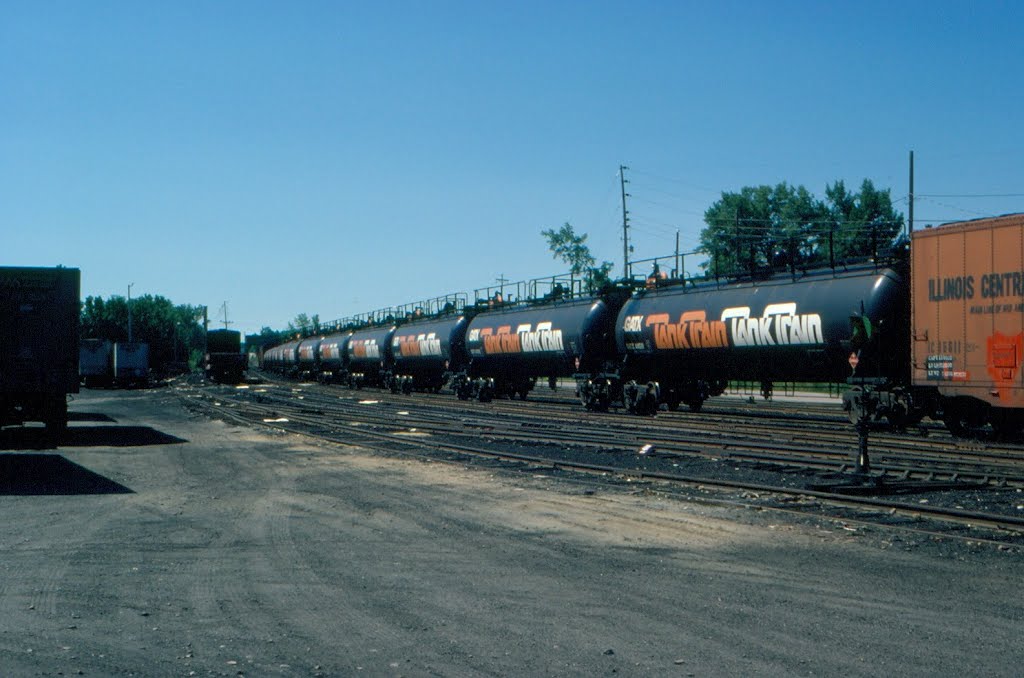 General America Transportation Corporation "Tank Train" at Burlington, VT