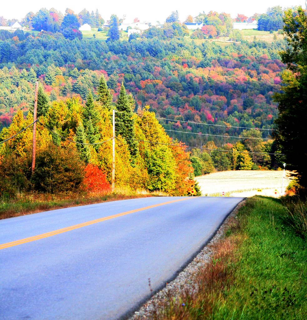Across Craftsbury Common in Fall