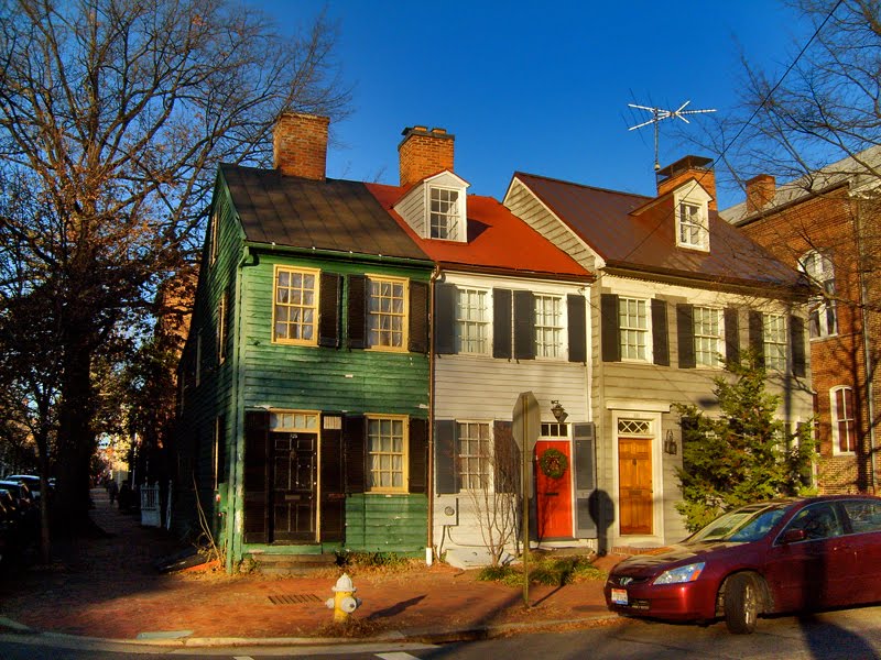 Three Old Homes - Alexandria, VA