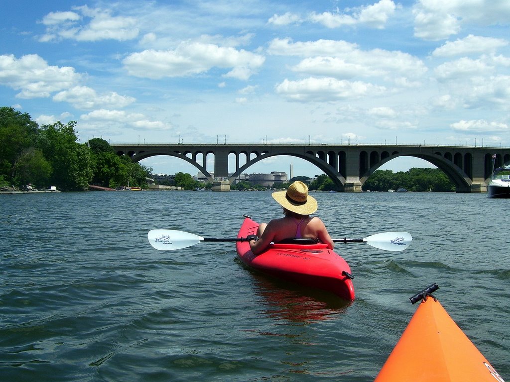Potomac River near Key Bridge in Georgetown, DC